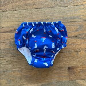 Nautical Blue Kids Swim Diaper Cover
